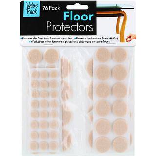 76 Pack Floor Protector Pads