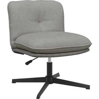 Drejelig Kontorstol Stof - Lysegrå