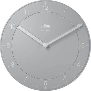 Braun BC06G-DCF Klassik Funkwanduhr 20 cm grau
