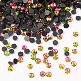 Beadsland Crystal Hotfix Rhinestone Machine Cut Stone 1440pcs/PKG (Rainbow SS16/4mm)