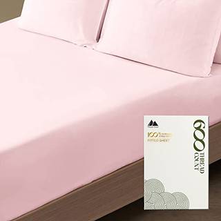 Mayfair Linned Twin XL Fitted Sheet kun - 100% egyptisk bomuld 600 trådtælling 16 """" Deep Pocket Fitted Sheet Twin XL Cooling Sateen Elastic Bott