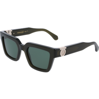 Ferragamo Donna SF2066S 302 Solbriller Acetato Squadrata Normale