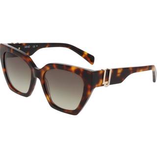 Liu Jo Kvinde LJ814SR 240 Solbriller Acetat Havana Marrone Cat Eye Normal