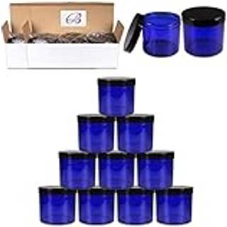 Beauticom 10 oz. (300 g /300 ml) Tyk v?grunde l?kage Bevis Klar akrylkrukker med klare l?g til sk?nhedscreme Salver Scrubs (36 stykker krukker +