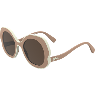 LONGCHAMP Kvinde LO780S 272 Solbriller Bio-injekt Nøgen Rund Normal