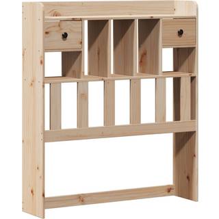 Seng Med Reol Uden Madras Massivt Fyrretræ - Naturfarvet / 100 x 200 cm