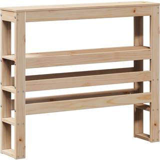 Sengeramme Uden Madras Massivt Fyrretræ - Naturfarvet / 90 x 200 cm