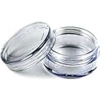 Eforcase 25/50/100 stk. klare tomme plastik kosmetikbeholdere 5 grams st?rrelse pottekrukker Eyshadow Container Lot (100 stk) fra Beauticom