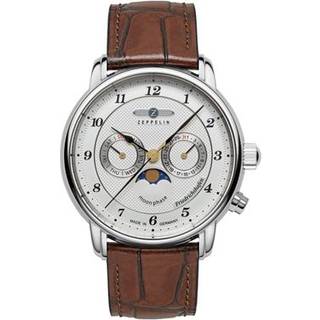 Zeppelin 8536-1 Herrenarmbanduhr Friedrichshafen Mondphase Braun