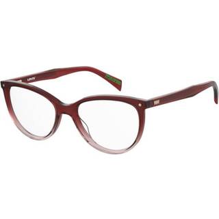 Levi&#39;s LV 5068 L39 52 Briller Kvinder Krystalklar - Transparent Faded Burgundy - 52mm