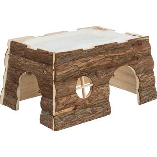 Trixie Tilde house with bed guinea pigs bark wood 39 × 22 × 29 cm
