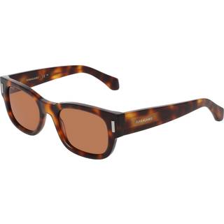 Ferragamo Uomo SF2064SE 240 Solbriller Acetato Havana Squadrata Normale