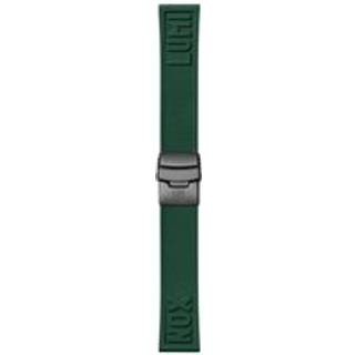 Luminox FP2406.61B Kautschuk Armband [24 mm] dunkelgrün / IP-Black