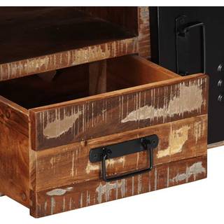 Tv-Bord 100X30X40 Cm Massivt Genbrugstræ - Massivt genanvendt træ