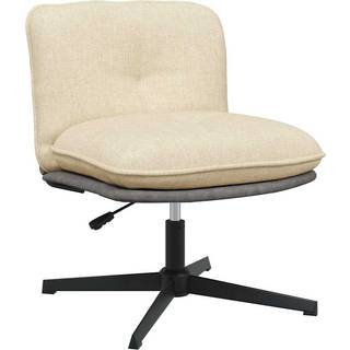 Drejelig Kontorstol Stof - Creme