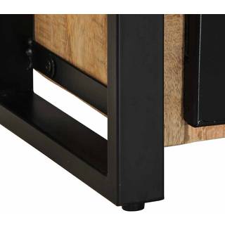 Tv-Bord 100X30X40 Cm Massivt Genbrugstræ - Massivt ru mangotræ