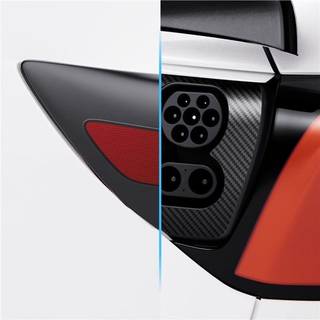 Spigen Tesla Charge Port Film & Wrap Set (EU) - Carbon | Model Y/3