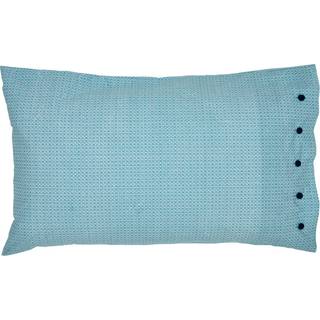 Bedeck of Belfast Bedeck of Belfast Teal Silver Mieko Pillowcase Pair