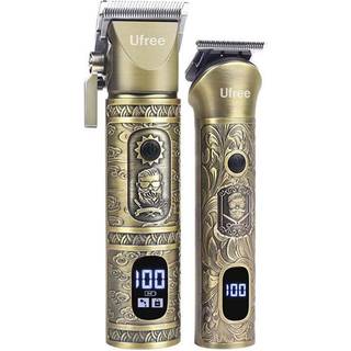 Ufree grooming kit med batteridrevet klippemaskine og diverse tilbehør