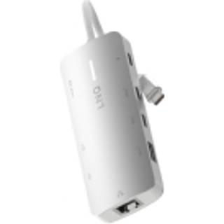 LINQ 8in1 PRO 140W USB-C Multiport Hub | Space Grey-White