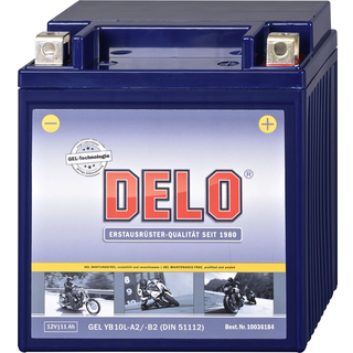 Delo Gelbatteri, Påfyldt