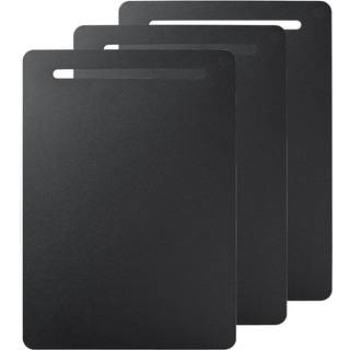 Fiskars Functional Form Skærebrætter 3-pak - Skærebrætter Plast Sort - 1059231