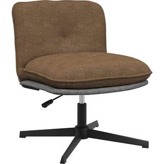 Drejelig Kontorstol Stof - Gråbrun