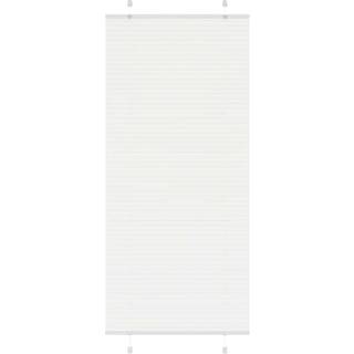 Plisségardin Hvid 95x200 cm Stofbredde 94,4 cm Polyester