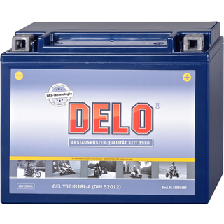 Delo Gelbatteri, Påfyldt