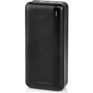 Nedis UPBKPD30000BK power bank Powerbank - Sort - 30000 mAh