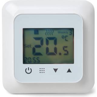 Heatcom termostat HC60 hvid M/temp. begræsning 53000610