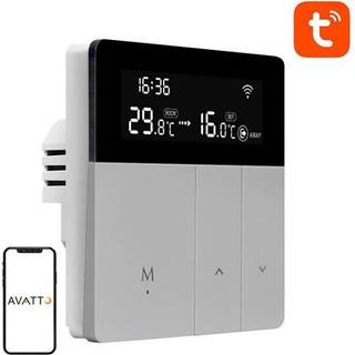Smart Varmtvands Termostat - Avatto WT50 3A Wi-Fi Tuya