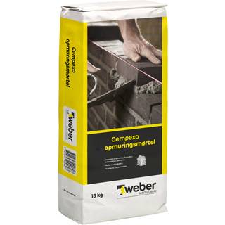 Weber Cempexo opmuringsmørtel 15 kg (På lager i butik)