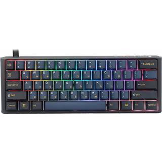 Ducky One 3 Pro Mini Nazca Line RGB Tastatur [MX2A Blue] - Sort