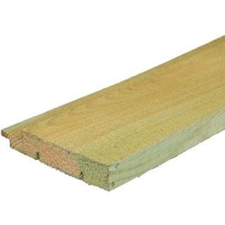 25x125 mm stern underbræt trykimprægneret gran ntr/ab 4019 - færdigmål 22x110 mm - 70% pefc - 480 cm