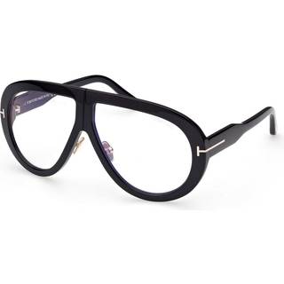 TOM FORD Unisex FT0836 TROY 1 Solbriller Acetat Sort Pilot Normal