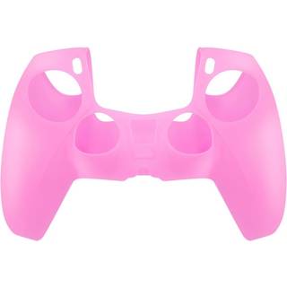 Playstation 5 / PS5 Silikone Skin Cover Case Anti-Slip Beskyttelse - Lyserød