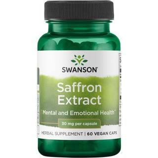 SWANSON Saffranekstrakt 30 mg 60 vegetabilske kapsler