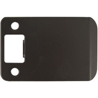 Round Corner Extended Lip Strike Plate 2-1/4 """" X 3 """" (3-1/2 """" Overordnet l?ngde) Olie-rubbet bronze af Stone Harbor Hardware