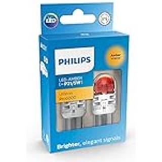 Philips Ultinon Pro6000 SI LED Pære P21/5W Orange (2 stk) (R)