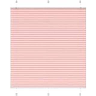 Plisségardin Lyserød 115x100 cm Stofbredde 114,4 cm Polyester