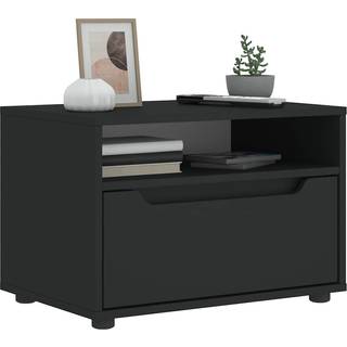 Tv-Bord Visnes 60X40X38 Cm Konstrueret Træ - Sort