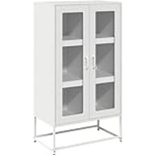 højskab 68x39x123 cm stål hvid