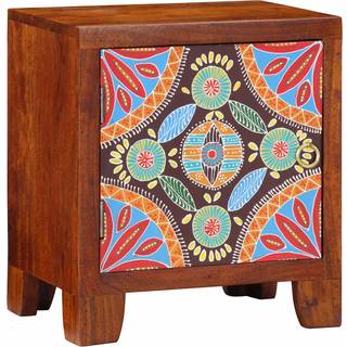 Sengeborde 40X30X45 Cm Massivt Akacietræ - 1