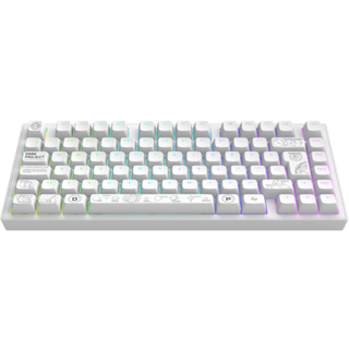 Dark Project ALU81 Gaming Tastatur RGB - Terra Nova [g3ms Moonstone] - Hvid