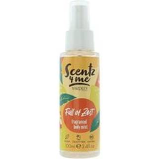 Yardley Scentz 4 Me Fragranced Body Mist 100ml Spray - Full Of Zest