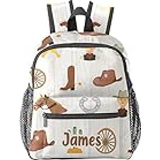Barnehtkli cowboy personaliserede b?rn sm?barn rygs?k til drenge piger brugerdefineret mini skole rygs?k tasker b?rnehave mulighed 10 in (l) x 4