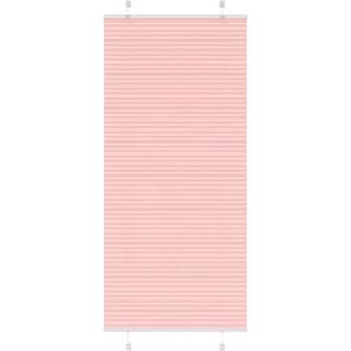 Plisségardin Lyserød 90x200 cm Stofbredde 89,4 cm Polyester