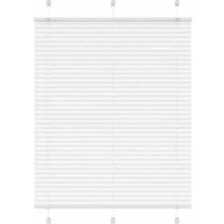 Plisségardin Hvid 105x150 cm Stofbredde 104,4 cm Polyester