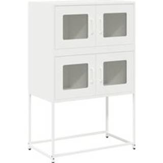 Højskab Stål - Hvid / 68 x 39 x 107 cm